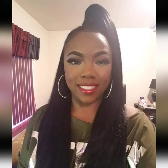 IT'S A WIG GOLDNTREE HALF WIG & PONYTAIL - HIGH & LOW 1 (color 1B) - Picture 2 of 7